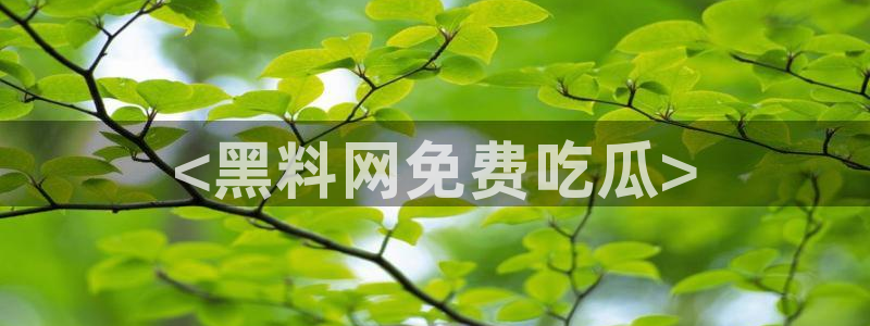 51吃瓜网热门大瓜:<黑料网免费吃瓜>