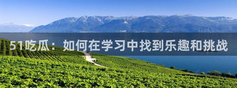 51cg吃瓜今日吃瓜：51吃瓜：如何在学习中找到乐趣和挑战